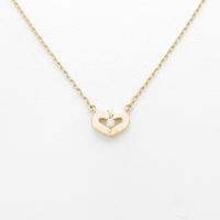 カルティエ Cハート スモール ネックレス