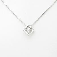 K18WG 2WAY ダイヤモンドネックレス