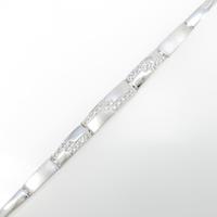 K18WG／K14WG ダイヤモンドブレスレット