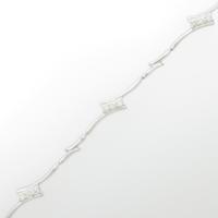 K18WG ダイヤモンドブレスレット