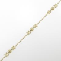 K18YG ボール チェーンブレスレット10％引き