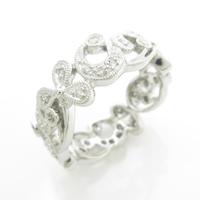 K18WG ダイヤモンドリング