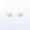 【リメイク】K18WG ハート ダイヤモンドピアス