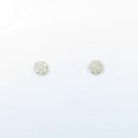 【リメイク】K18YG フラワー ダイヤモンドピアス