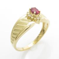 K18YG ルビーリング