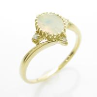 K18YG オパールリング5％引き