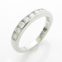 ティファニー ハーフサークル チャネルセッティング リング