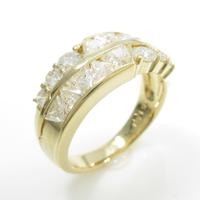 K18YG ダイヤモンドリング