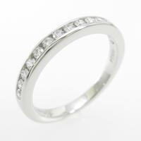 ティファニー ハーフサークル チャネルセッティング リング