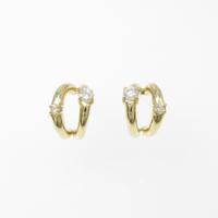 K18YG ダイヤモンドピアス