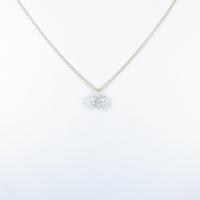 【リメイク】K18YG ダイヤモンドネックレス 1．005ct・F・SI2・GOOD