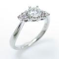 プラチナダイヤモンドリング 0．319ct・D・VVS1・EXT
