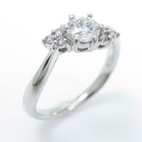プラチナダイヤモンドリング 0．319ct・D・VVS1・EXT