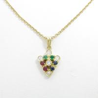 サザンクロス カラーストーンネックレス