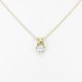 【リメイク】K18YG ダイヤモンドネックレス 0．381ct・H・VS2・GOOD