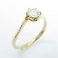 【リメイク】K18YG ダイヤモンドリング 0．328ct・G・VS2・GOOD