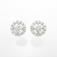【新品】プラチナダイヤモンドピアス 0．254ct・0．253ct・F・SI2・GOOD