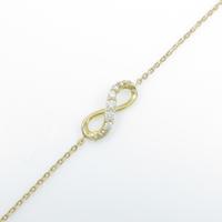 K18YG ダイヤモンドブレスレット