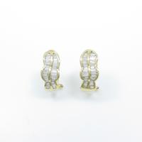 750YG ダイヤモンドピアス