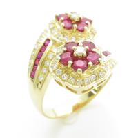 K18YG ルビーリング