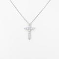 PT クロス ダイヤモンドネックレス