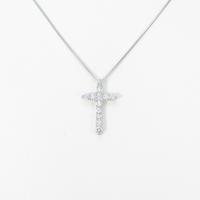 PT クロス ダイヤモンドネックレス