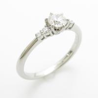 プラチナダイヤモンドリング 0．273ct・H・VS2・3EXT・H＆C10％引き