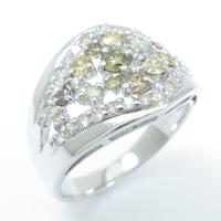 K18WG ダイヤモンドリング