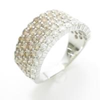 K18WG ダイヤモンドリング