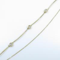 K18YG ダイヤモンドブレスレット