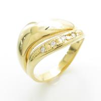 K18YG ダイヤモンドリング