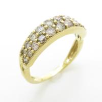 K18YG ダイヤモンドリング