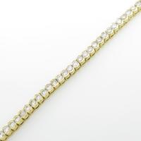 18KYG ダイヤモンドブレスレット