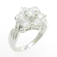 PT フラワー ダイヤモンドリング