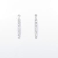 【リメイク】K18WG ダイヤモンドピアス