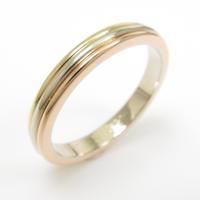 カルティエ スリーゴールド リング