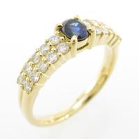 K18YG サファイヤリング