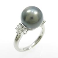 タサキ クロチョウパールリング