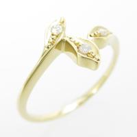 750YG ダイヤモンドリング