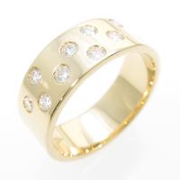 K18YG ダイヤモンドリング