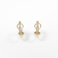 K18YG ダイヤモンドピアス