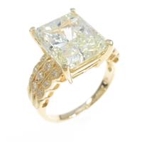【リメイク】K18YG ダイヤモンドリング 6．205ct・FLY・SI2