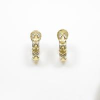 ブルガリ 750YG／750WG ピアス