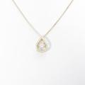 【新品】K18YG ダイヤモンドネックレス 0．219ct・G・SI1・GOOD