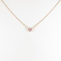 ヴァンドーム ハート ピンクサファイヤネックレス