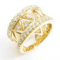 K18YG ダイヤモンドリング