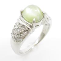 PT クリソベリルキャッツアイリング