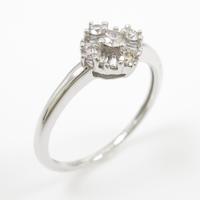 K18WG ダイヤモンドリング