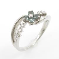 PT フラワー アレキサンドライトリング