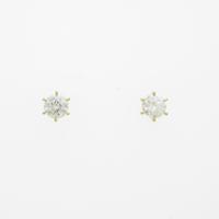 【新品】K18YG ダイヤモンドピアス 0．209ct・0．200ct・F・SI1?2・GOOD5％引き